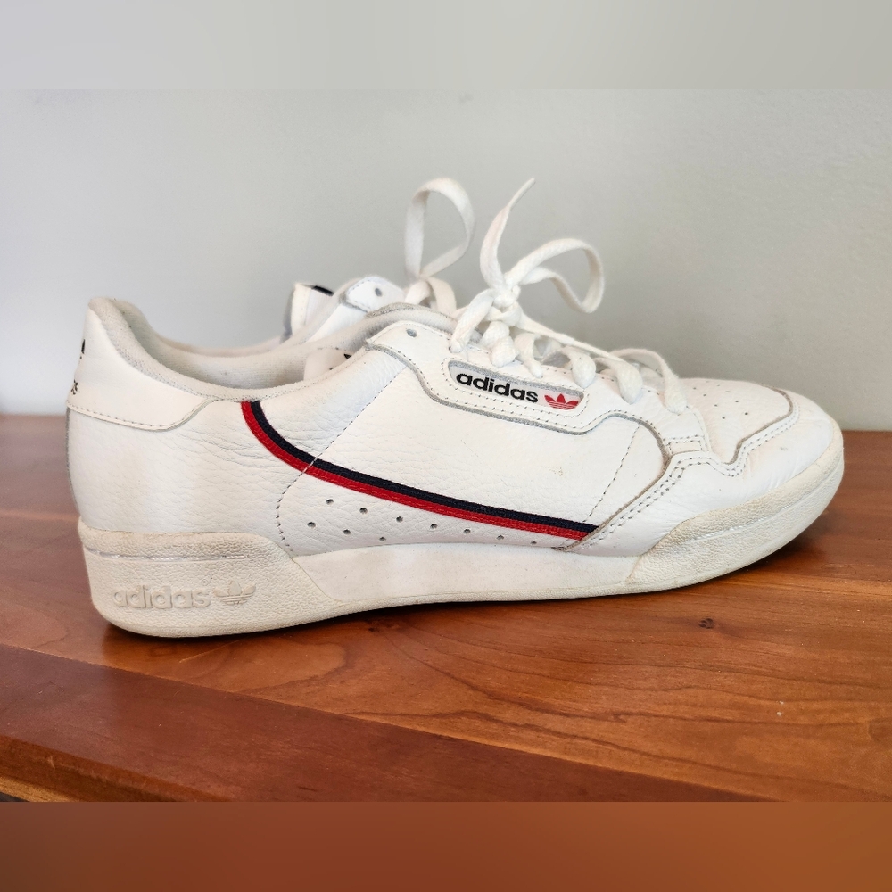 Adidas Continental 80 White Blue Sz 8